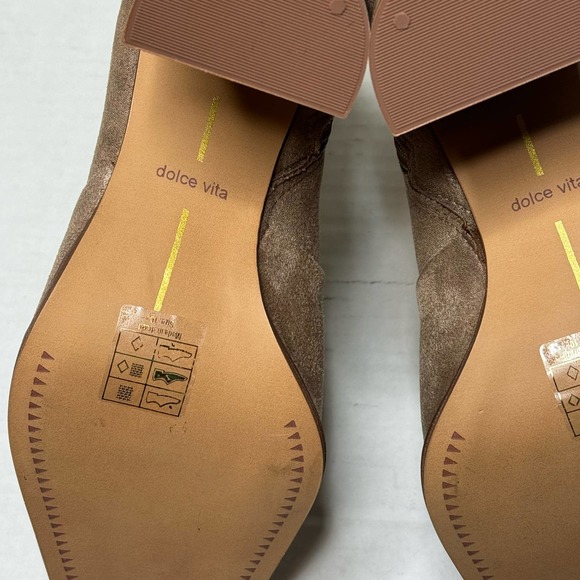 Dolce Vita Taupe Petya Bootie NEW Size 10 - Picture 8 of 9